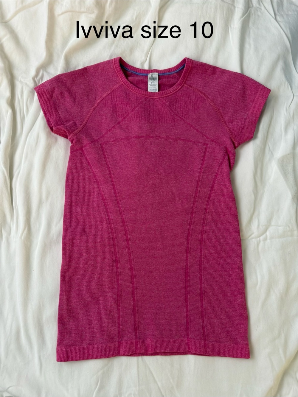 Ivivva Girls' Fuchsia Short-Sleeve Active Tee